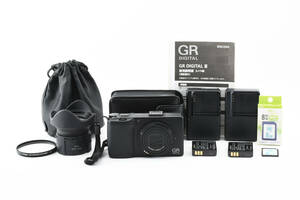 ☆良品【RICOH】GR DIGITAL III デジタル 3 付属品多数 リコー 管理番号 : 4056