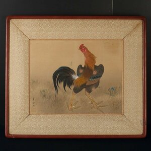 Art hand Auction [Reproduction] Commandée par HK◇Ikegami Shuho, Gamecock encadré (Art, Peinture, Peinture japonaise, Oiseaux et animaux, Fleurs et oiseaux, Encadré, Animaux, Poulet, Gamecock), Peinture, Peinture japonaise, Fleurs et oiseaux, Faune