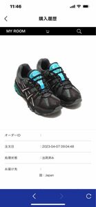 matin kim × asics GEL-SONOMA 15-50 Black 28cm