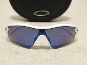 18 Oacley Oakley солнцезащитные очки ① с футляром спорт б/у I одежда Radar радар бейсбол бег очки Golf игрок мотоцикл PRO Athlete состязание 