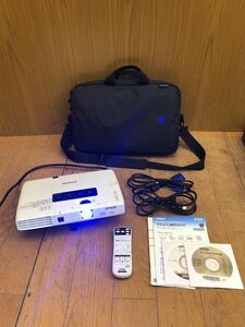 ★動作品★EPSON★プロジェクター★ランプ使用時間410H★リモコン/VGA/HDMIケーブル付き★3000lm/EB-1771W/エプソン/SR(P590)