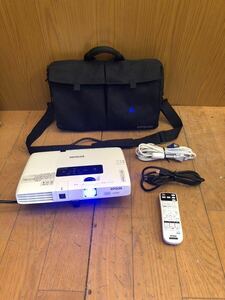 ★動作品★EPSON★プロジェクター★ランプ使用時間384H★リモコン/VGA/HDMIケーブル付き★3000lm/EB-1771W/エプソン/SR(P547)