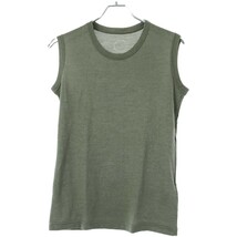 山と道 DF Mesh Merino Sleeveless ノースリーブTシャツ カーキ L ITWVJI156UN0_画像1