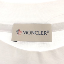 MONCLER モンクレール 22SS SS T-SHIRT ロゴプリントTシャツ H10918C00027 ホワイト XL ITS5FXL1QZLU_画像3