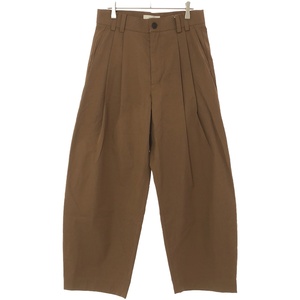 STUDIO NICHOLSON スタジオ ニコルソン YALE DOUBLE PLEAT VOLUME PANTS ダブルプリーツボリュームパンツ IT9W1QRO1FMO