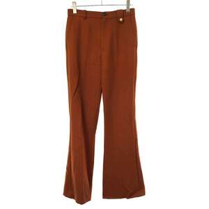 EGONLAB エゴンラボ 22AW FLARE TROUSERS フレアトラウザーズパンツ AW22 PT 001 B ブラウン 46 ITCNOBYH7O94