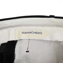 NAMACHEKO ナマチェコ 22AW Penzer Faux-fur Trim Wool Trousers ファートラウザーパンツ NW22 504 N2026 ブラック S ITHWL3B7WZ9Q_画像3