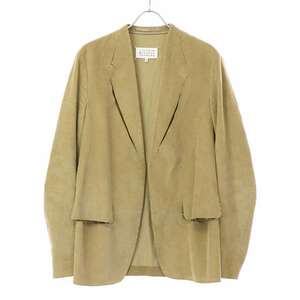 Maison Margiela10 メゾン マルジェラ 19AW カットアウトコーデュロイテーラードジャケット S50BN0399 S47374 ベージュ 44 ITJR3UN2BTVW