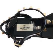 VALENTINO ヴァレンティノ ロックスタッズパテントフラット サンダル ブラック 36 ITNX1UM0P2B0_画像5