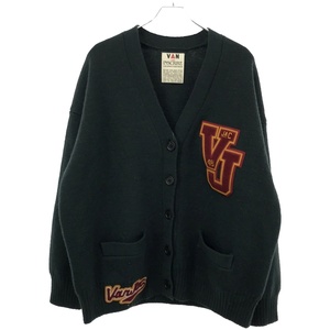 INSCRIRE アンスクリア 22AW VAN Letterd Cardigan カーディガン I22AW-K8 グリーン F ITJMX1CAHO5Y