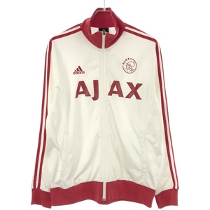 adidas アディダス AJAX プリントトラックジャケット JD1036 ホワイト×レッド M ITOQWCJI6L34