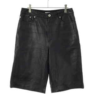 INSCRIRE Anne s clear 20SS leather short pants I20SS-PT76 black 38 ITETVORZ50UG
