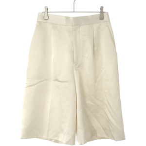 BLAMINKbla mink wool silk tuck short pants 7914-299-0296 white 36 IT54K4UWRFD0