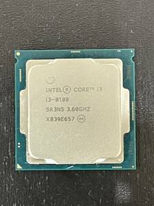 インテル製CPU「Core i3-8100」