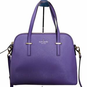 【極美品】ケイトスペードニューヨーク/Kate spade new yorkハンドバッグ ショルダーバッグ 2way パープル