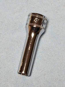 8mm 3/8 ディープ スナップオン SFM8 (12角) 中古品 美品 保管品 SNAPON SNAP-ON ディープソケット ソケット 送料無料 Snap-on 