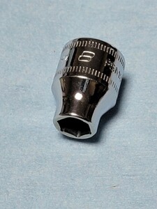 8mm 3/8 シャロー スナップオン FSM81 (6角) 中古品 美品 保管品 SNAPON SNAP-ON シャローソケット ソケット 8ミリ 送料無料