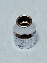 8mm 3/8 シャロー スナップオン FM8 (12角) 中古品 美品 保管品 SNAPON SNAP-ON シャローソケット ソケット Snap-on 送料無料_画像3