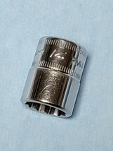 14mm 3/8 シャロー スナップオン FM14 (12角) 中古品 美品 保管品 SNAPON SNAP-ON シャローソケット ソケット Snap-on 14ミリ 送料無料_画像1