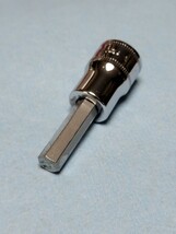 7mm 3/8 ヘックス 6角 スナップオン ヘックスソケット FAM7E 中古品 美品 保管品 SNAPON SNAP-ON 送料無料 スタンダード Hex _画像9