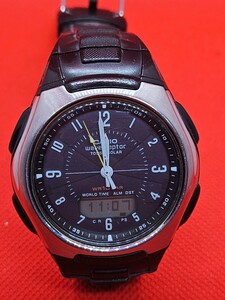 稼働品 CASIO カシオ WAVE CEPTOR ウェーブセプター　WVA-430J 3311 メンズ腕時計　ブランド腕時計 現状品 D0652