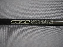 セージ　グラファイト　SAGE GRAPHITE 583-4 DS #5-6 LINE 8'3"3 3/16OZ. 4Pcs （ジャンク品）_画像10