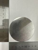 【5枚セット】アルミニウム　丸板　シルバー色　板厚1.0ｍｍ×直径75ｍｍ　端材　DIY　プレート　ハンドメイド　板　切板　台座_画像5