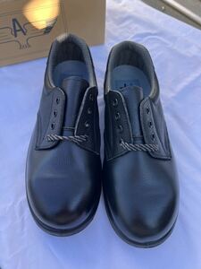 ◆未使用◆エンゼル 安全靴 ウレタン2層短靴 黒 24cm AG112 先芯鋼鉄(64-6535-26)◆B-1048