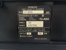 【ジャンク品・送料落札者様負担】　HITACHI　VT-BF65　VHSビデオデッキ_画像5