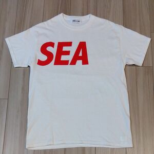 WIND AND SEA (ウィンダンシー) ロゴプリント Tシャツ ホワイト/ WDS-CVCD-01