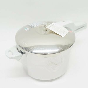 #auu Asahi light metal industry . power pan SW type ( pressure cooker ) 5.5L IH correspondence silver unused [869449]