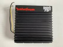 Mu854◆ROCKFORD FOSGATE ロックフォード フォスゲート◆パワーアンプ THA PUNCH 75HD MOSFET AMPLIFIER カーオーディオ アンプ_画像2