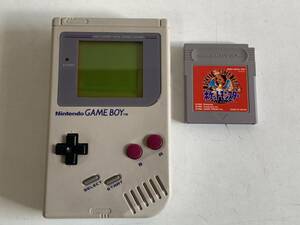 Hu888◆Nintendo 任天堂◆ゲームボーイ GAME BOY TM 本体 DMG-01 ニンテンドー ソフト ポケットモンスター 赤 DMG-APAJ-JPN 通電OK