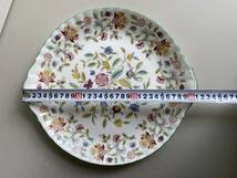 ⑤t236◆MINTON ミントン◆食器 洋食器 大皿 プレート HADDON HALL 1793 BONE CHINA/ボーンチャイナ 花柄 _画像3