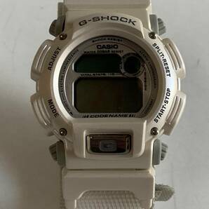 Hu894◆CASIO カシオ◆腕時計 時計 G-SHOCK/ジーショック CODE NAME A.D.M.A. DW-8800AJ-8T ホワイト/白 メンズ デジタル文字盤 ケース付の画像3