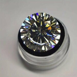 【 鑑別書付属、Dカラー VVS1 、1ct　 6.5mm、 ダイヤモンドを超える輝き 】 モアサナイト 　ルース !