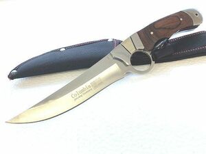 A10*Columbia Saber* Colombia knife high quality sheath knife 3Cr13 large finger hole outdoor * body * sheath . bare scratch 