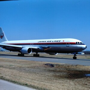 no252 airplane aircraft passenger plane JALnega camera mania . warehouse goods delivery collection 6 sheets together 