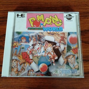 ト276 ポンピングワールド PCエンジン PC Engine ゲームソフト CD-ROM2 ソフト 取扱説明書付 動作未確認