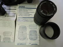 Z112☆ニコン　Nikon F50 ボディ本体 +SIGMA　マクロレンズ28-80mm　F3.5-5.6Ⅱ/ズームレンズ100-300mm　F4.5-6.7　+収納bag付　☆　_画像9