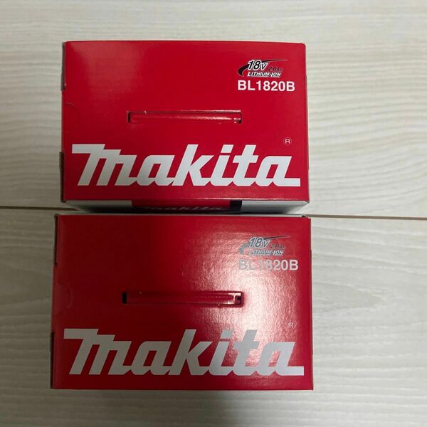 (マキタ) 純正品 リチウムイオンバッテリー BL1820B A-61715 正規品 18V 2.0Ah makita 2個セット