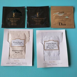 イブサンローラン ディオール リキッド ファンデーション ファンデ ジルスチュアート ボディミルク ボディオイル Dior YSL 試供品の画像1