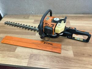 【ジャンク品】STIHL スチール 刈払機 エンジン式 ヘッジトリマー バリカン HS80 