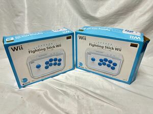 【中古品】wii FIGHTING STICK wii WII専用スティック型コントローラー 運射機能搭載 HORI