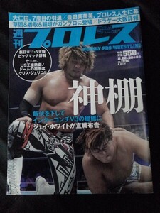 [14051]週刊プロレス 2017年11月22・29日合併号 大仁田厚 豊田真奈美 インターコンチV3 宣戦布告 US王座防衛 新日本 草彅&香取&板垣 格闘技