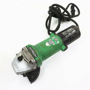 《L10014》HITACHI (日立) G10SP4 電気ディスクグラインダ (オリーブ) 100mm 780W / 中古品 動作OK！ ◇