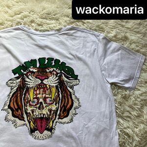 ワコマリア　wackomaria ティムリーハイ　Tシャツ 虎　髑髏 TimleHi アーチロゴ　 XL 半袖Tシャツ