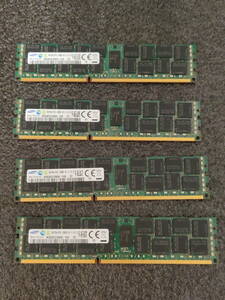 Samsung M393B2G70BH0-YH9（16GB×4枚、PC3L-10800R DDR3L-1333 RDIMM、ECC Registered DIMM）