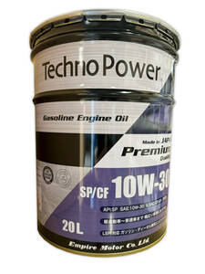 【日本製】 TP-SPCF10W30-20 Techno Power テクノパワー 合成油 SP/CF 10W30 20L ガソリンディーゼルエンジン兼用オイル
