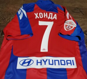 [値下げ交渉] 2010 CSKAモスクワ #7 本田圭佑 Reebok MADE IN RUSSIA 検/ MOSCOW HONDA KEISUKE JAPAN VVV MILAN チェスカ △ 日本代表 Y2K